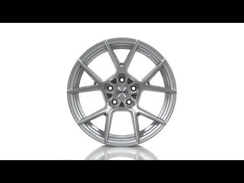 Rotiform KPS Cast Brushed Silver Accents 19x10
