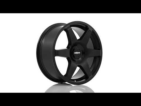 Rotiform SIX Cast Matte Black 19x8.5